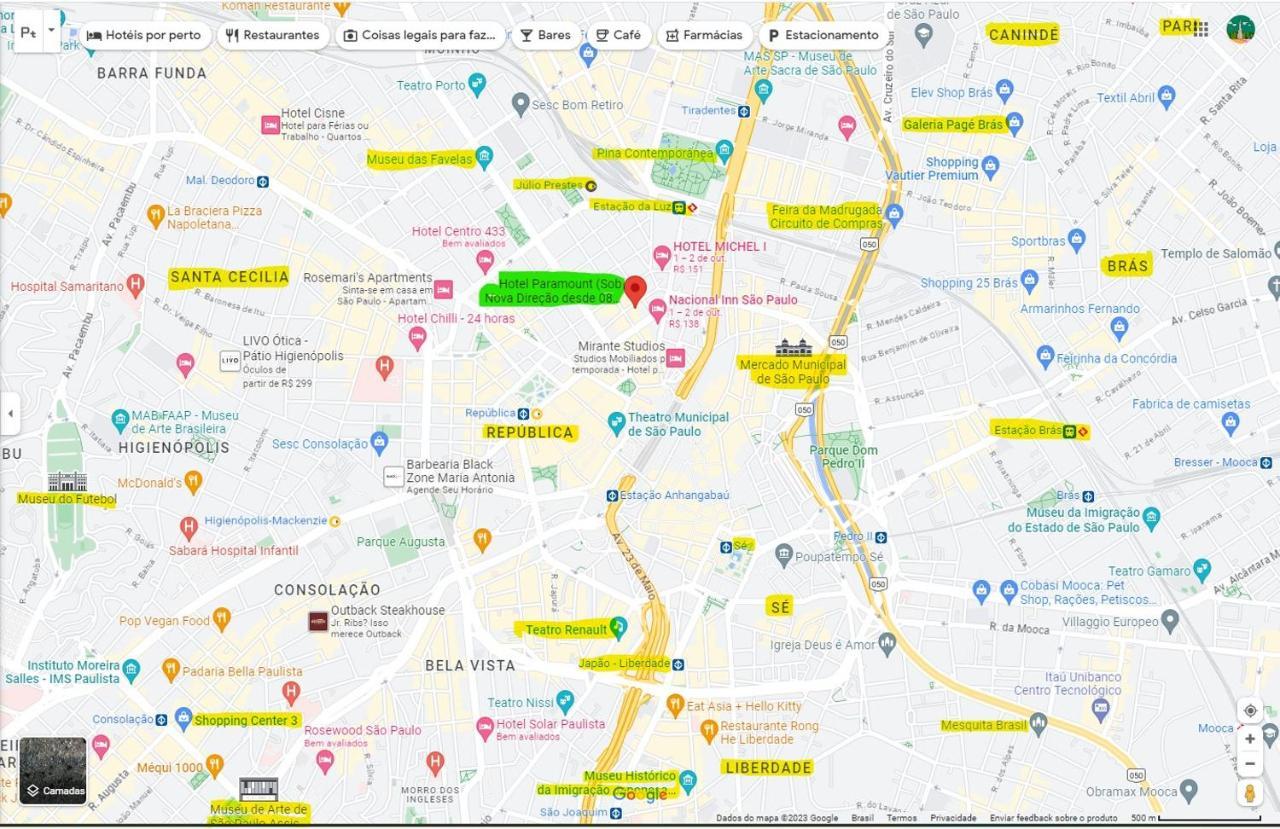 Hotel Paramount- Proximo A 25 De Marco Bras Bom Retiro E Expo Center Norte "Garanta Ja Sua Reserva" São Paulo Zewnętrze zdjęcie